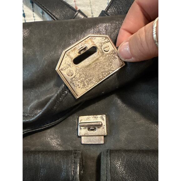 Rag & Bone Field Black Lambskin Leather Backpack main image 7